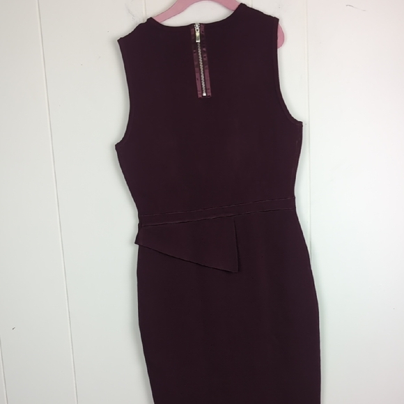 Karen Millen Red Sleeveless Sheath Midi Dress - Picture 8 of 13